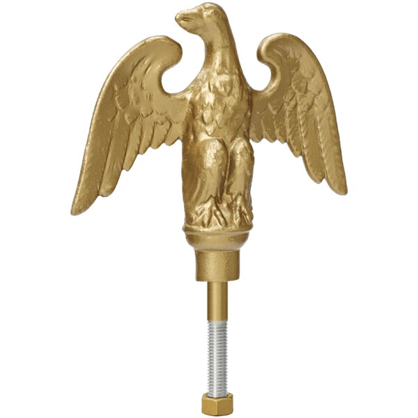 Landed Eagle with Ball - 11"